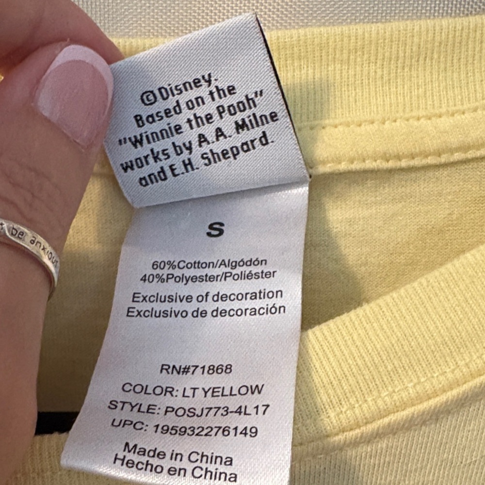 Disney Yellow Winnie the Pooh Tee - Picture 3 of 5
